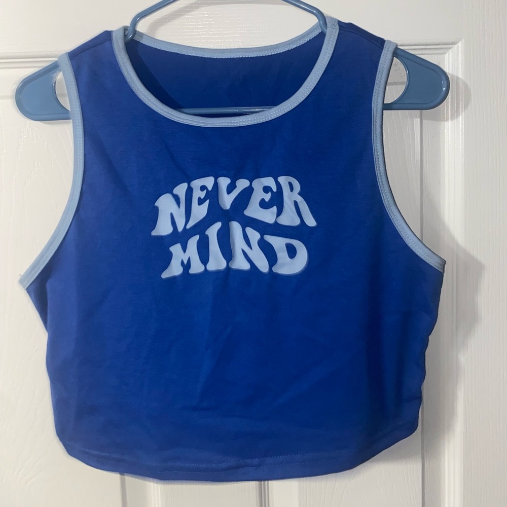 Graphic Cropped Tank